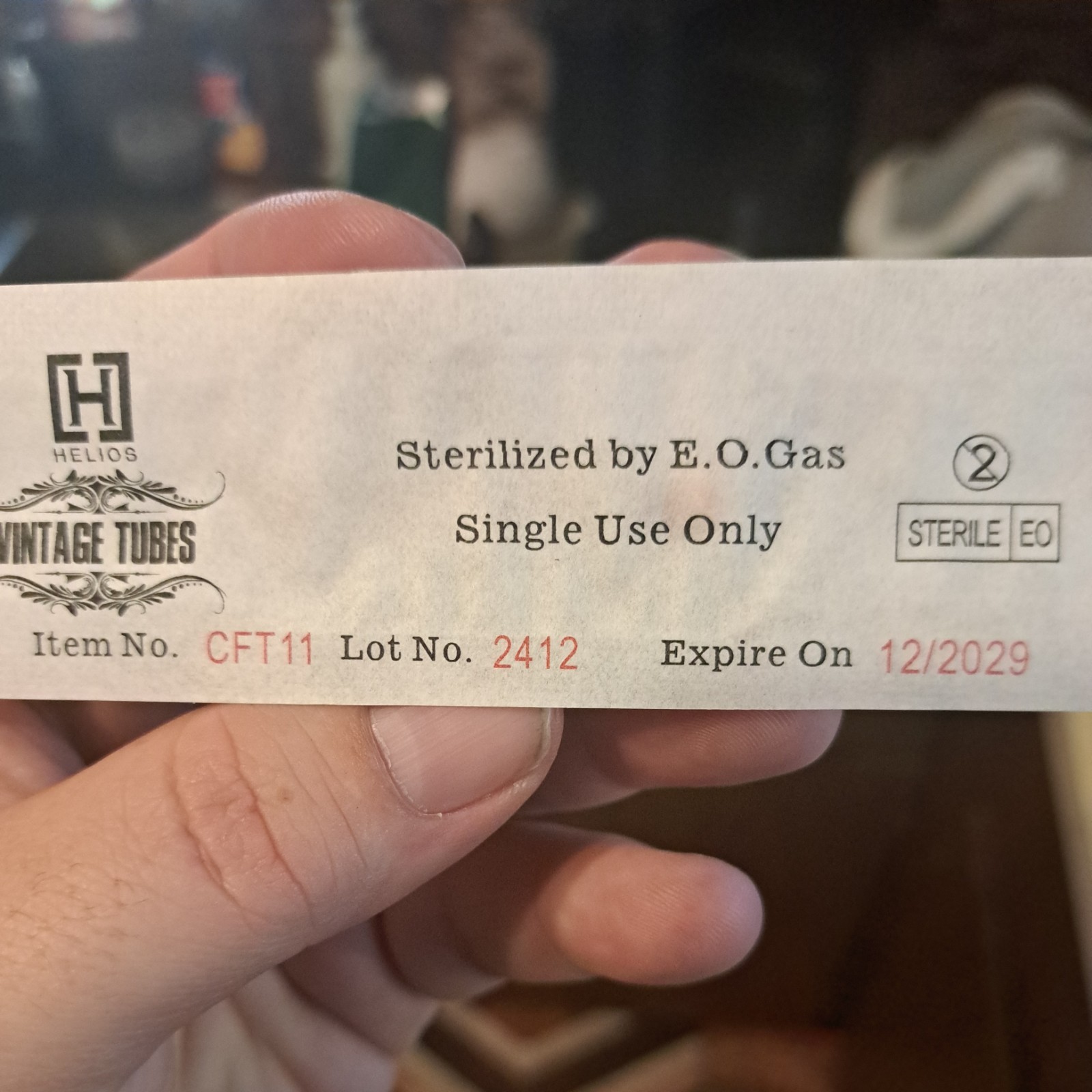 helios vintage tattoo tubes