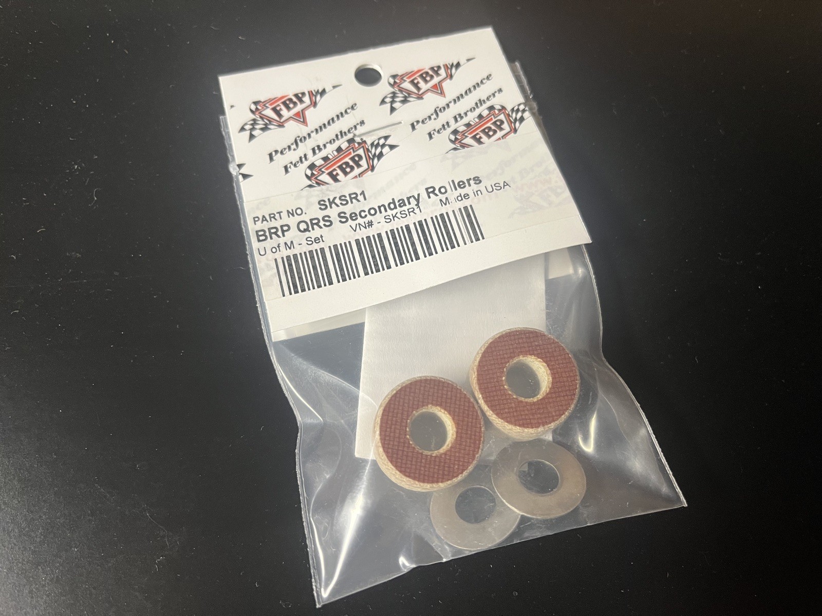 Fett Brothers Secondary Clutch Rollers QRS 2008-2025 Ski-Doo 600/800/850/900