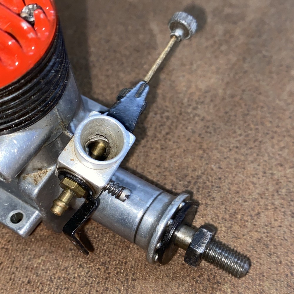 Vintage McCoy 35 Red Head RC Model Airplane Engine Motor Has Compression