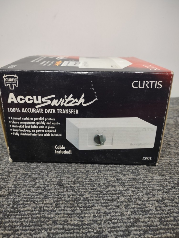 "NEW" CURTIS A-B DATA SWITCH DS-3