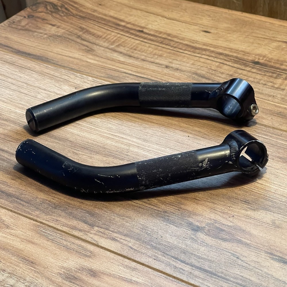 Control Tech Control Stix Long Bend Black Anodized Bar Ends