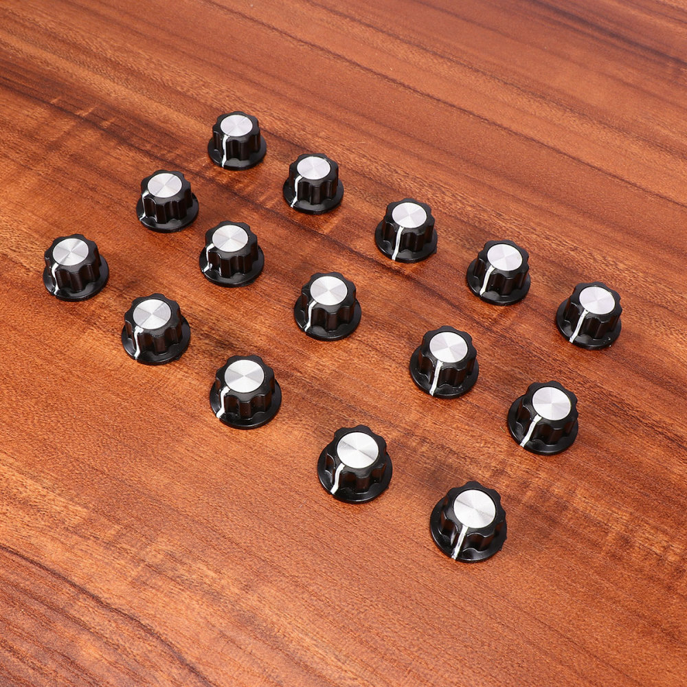 15 Pcs Electric Guitar Tone Knobs Guitar Amplifier Knobs Electric Guitar Knob