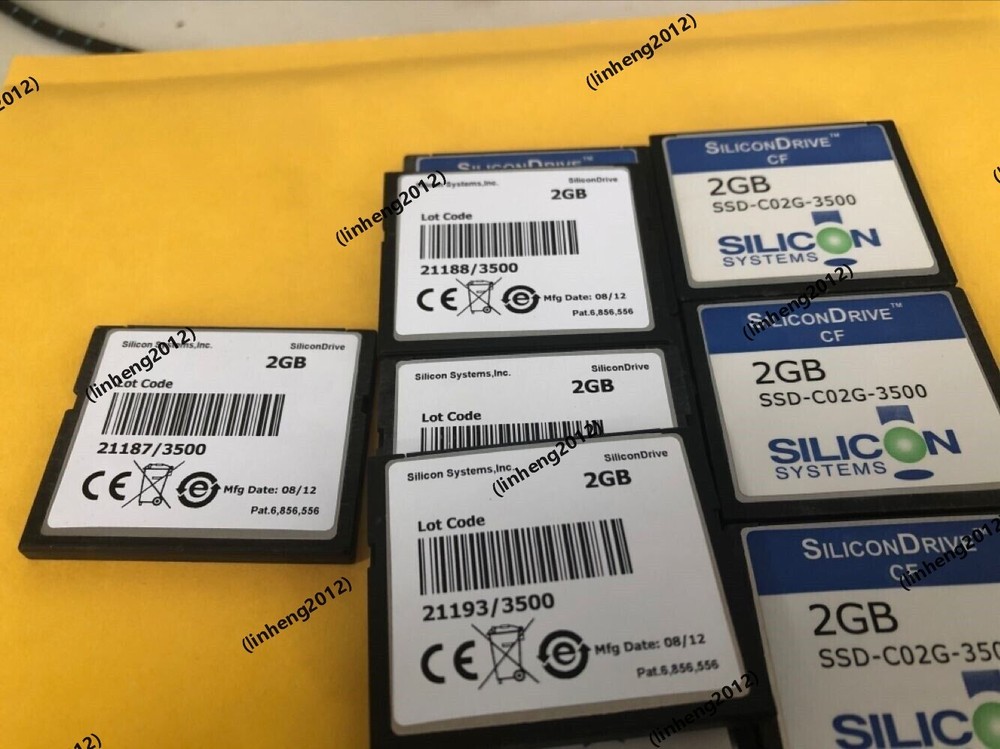 10PCS SiliconDrive 2GB CF Compact Flash CF Card SSD-C02G-3500