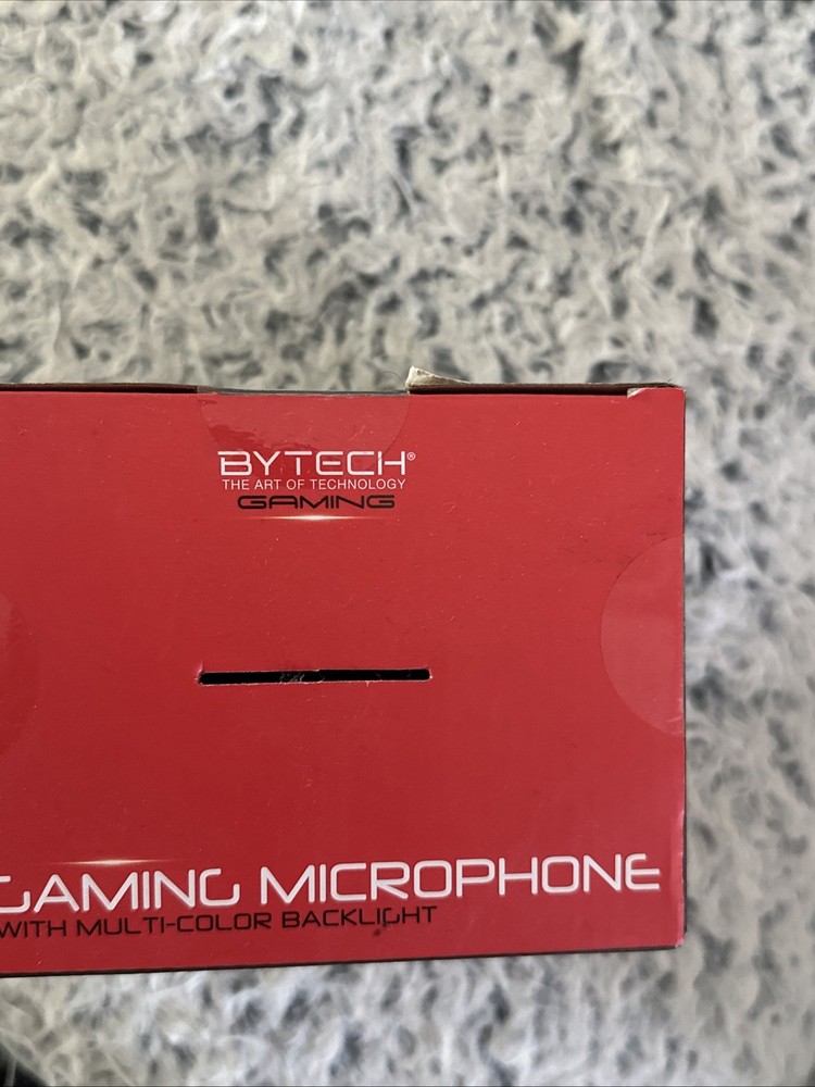New Bytech Adjustable Gaming microphone - new- Multi Color Backlight Hands Free