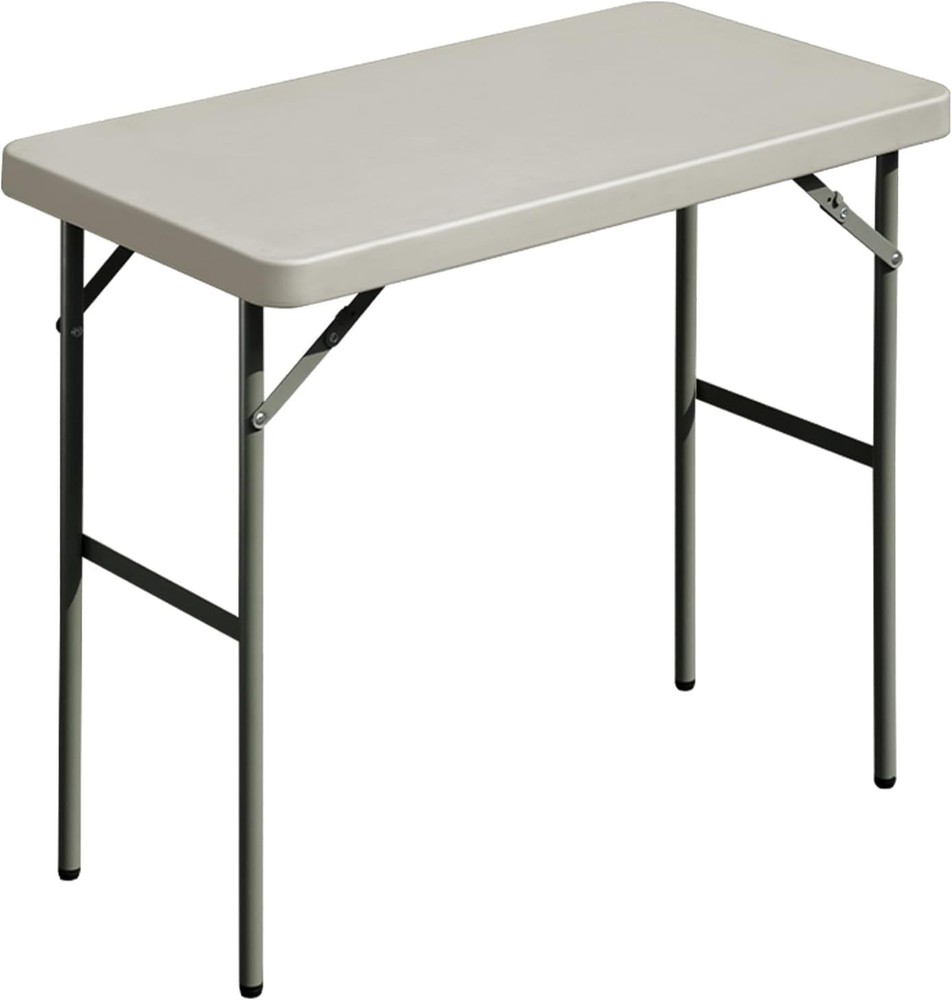 Folding Table 3ft Rectangular All-Occasion Plastic Folding Event Table Indoor &