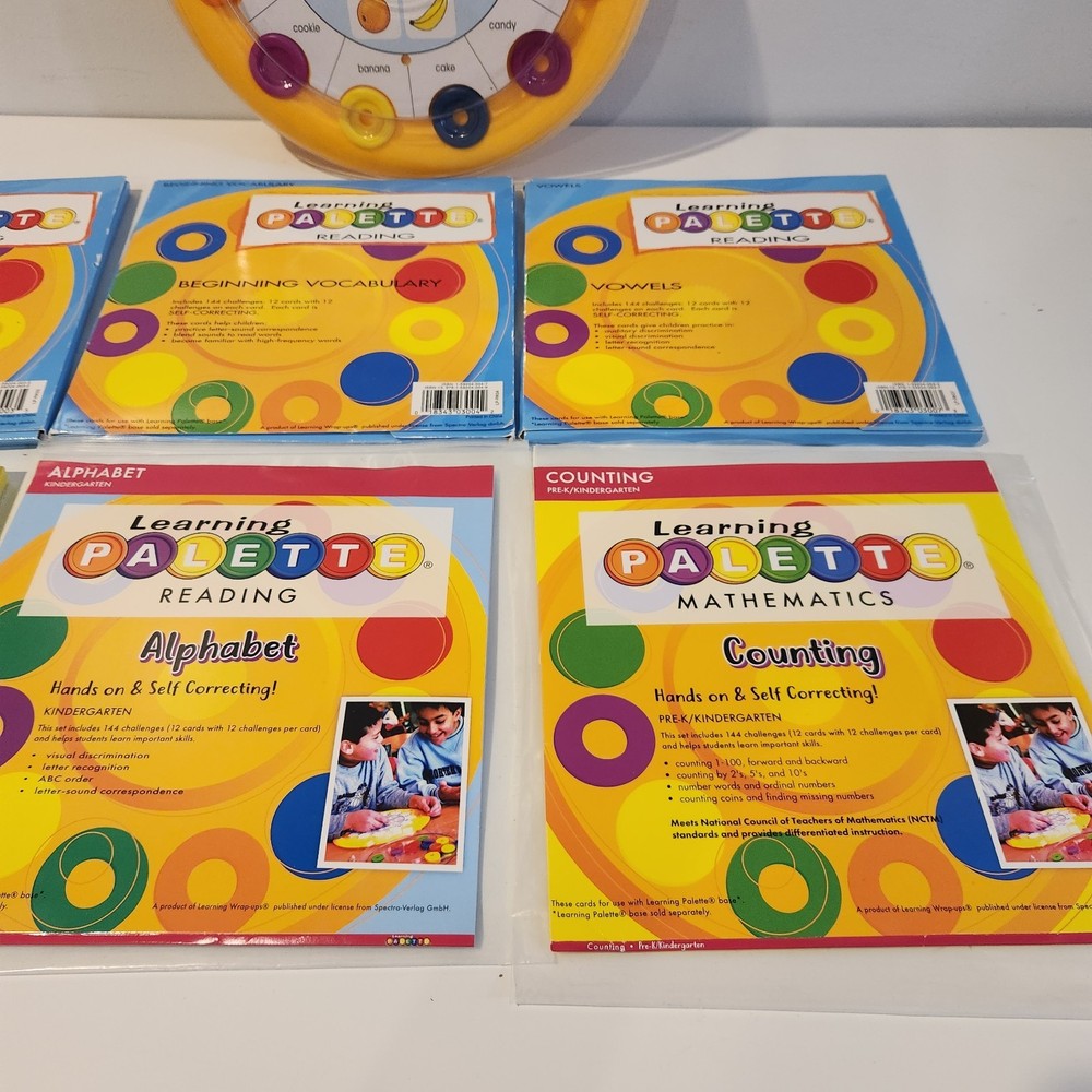 Learning Palette Home School Math and Reading 72 Cards