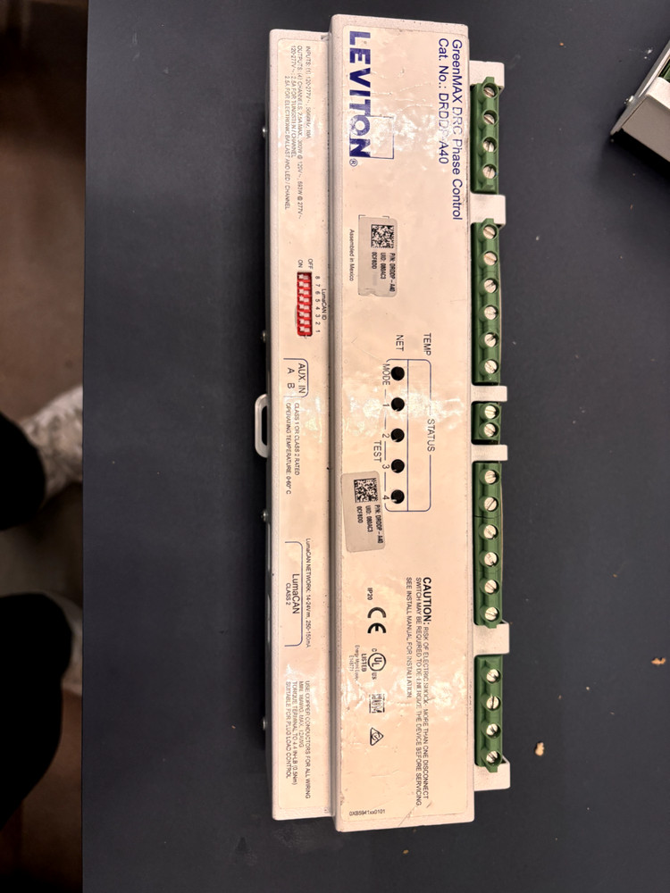 Leviton DRDDP-A40 GreenMAX DRC 4-Channel LED Dimmer Controller 2.5A — NEW