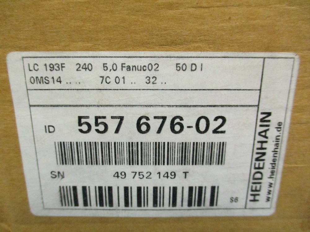 Heidenhain 557676-02 Sealed Linear Encoder LC1934
