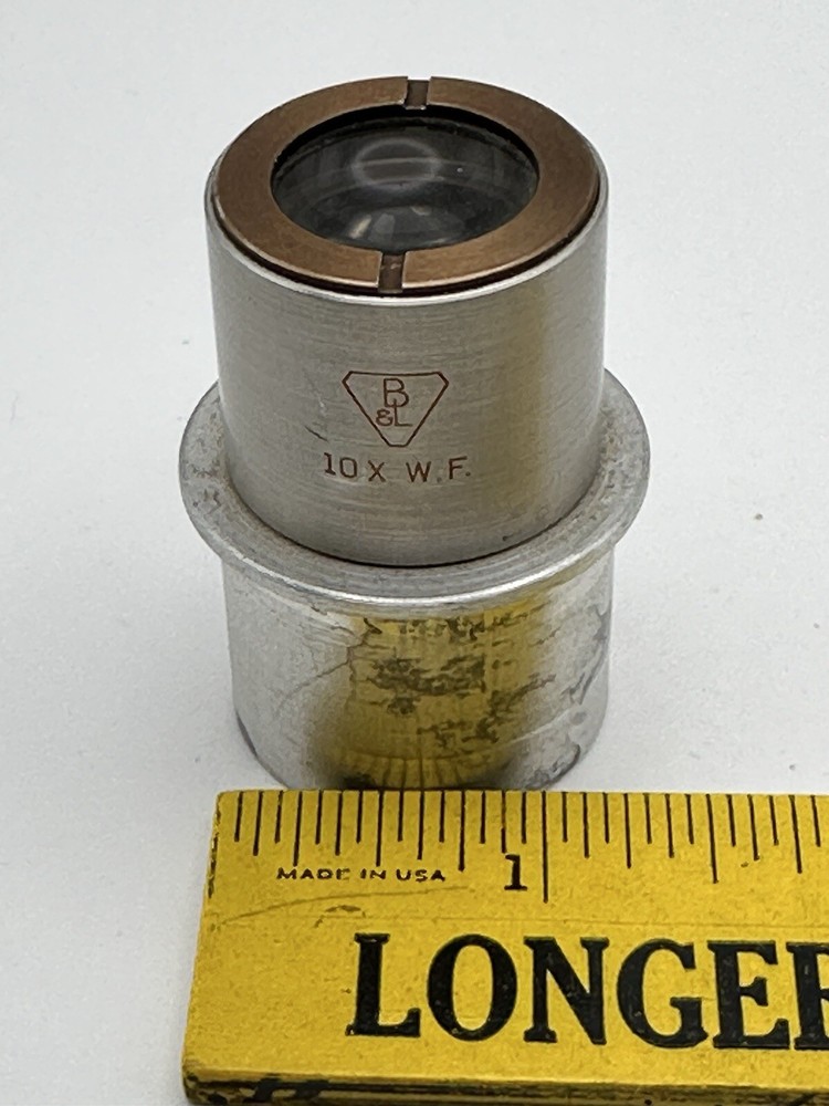 Bausch & Lomb 10x WF Microscope Threaded Lens