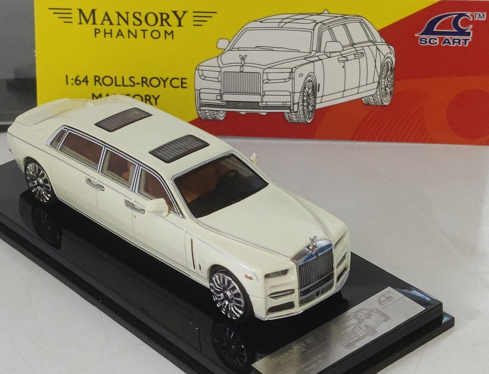 MANSORY PHANTOM 1/64 Rolls-Royce Mansory Phantom Car White