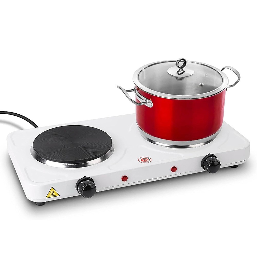 2000W Double Burner Hot Plates Electric Countertop Stove for Cooking Portable