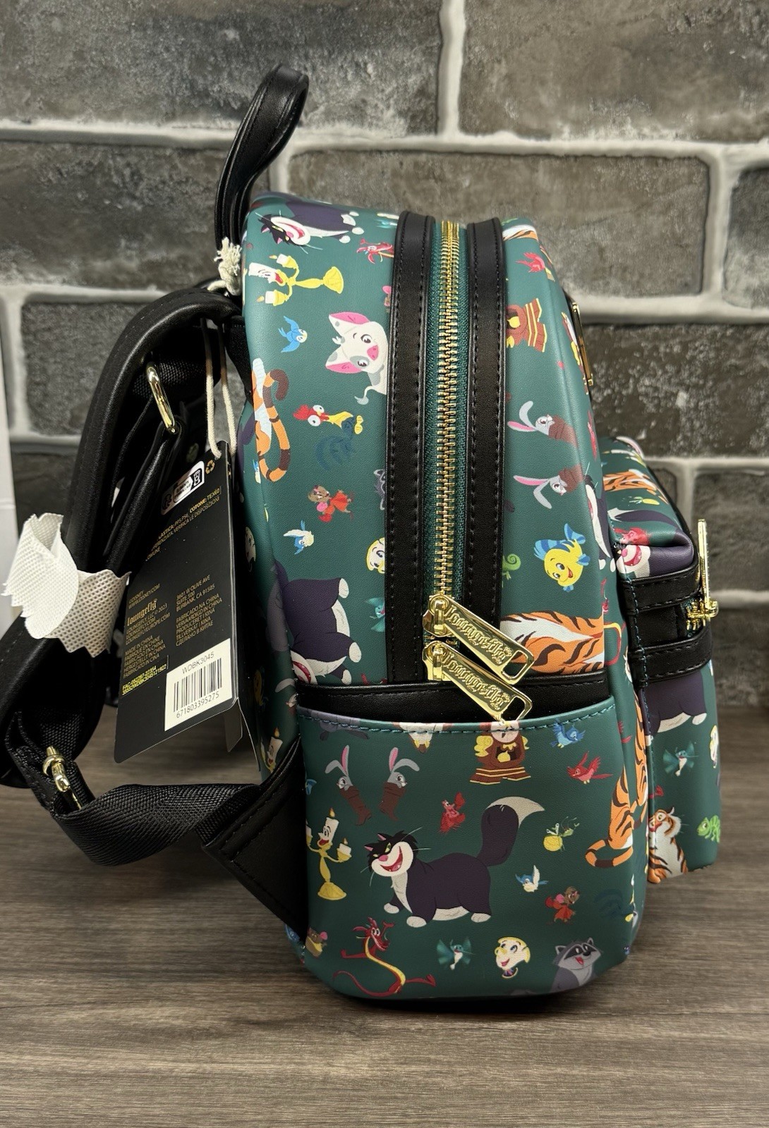 Loungefly Disney Princesses Princess Sidekicks Mini Backpack All Over Print