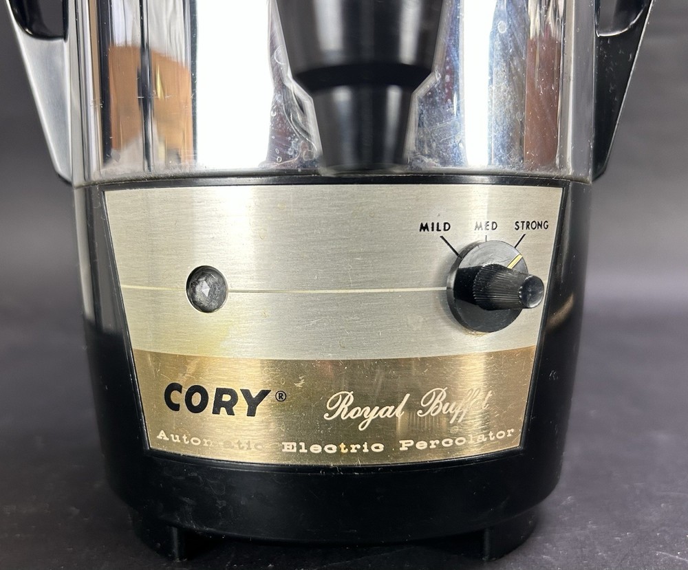 Vintage CORY Royal Buffet Electric Automatic Coffee Percolator Model A20P