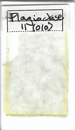 Plagioclase II (010) Petrographic Microscope Slide (OS-9)