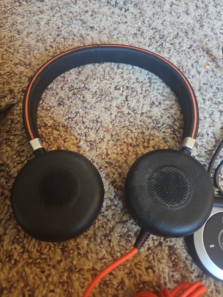 Jabra Evolve 40 HSC017 Stereo Headset W/ USB Receiver