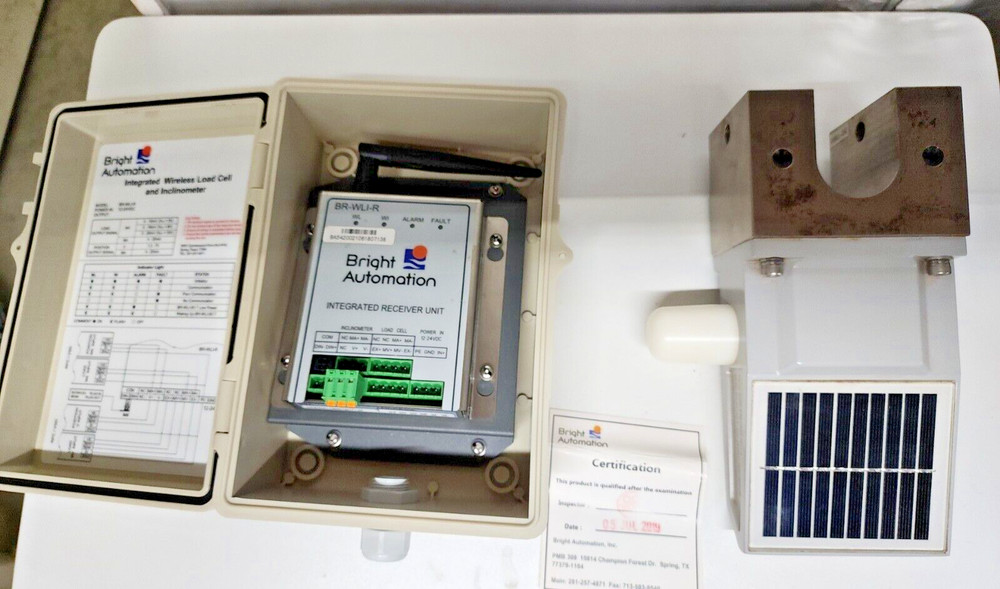 Bright Automation Wireless Solar Load Cell Accelerometer BR-WLA-11 Drilling