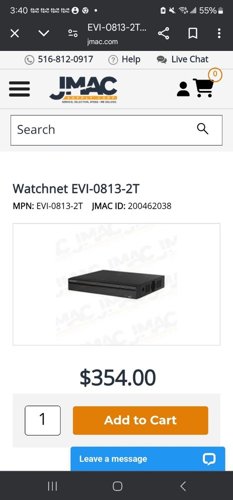 Watchnet EVI-0813-2T