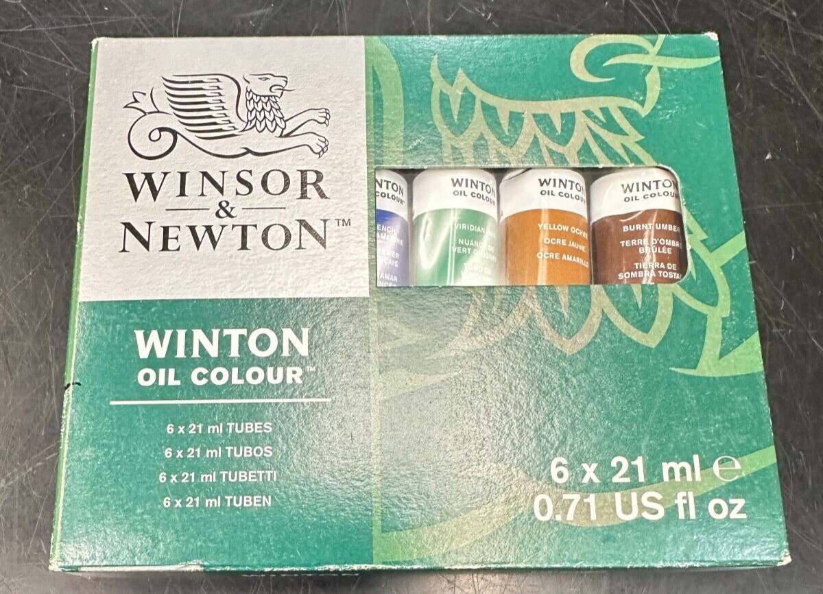 Winsor & Newton Winton Oil Colour Tube Set - 6 X 21ml #1490617