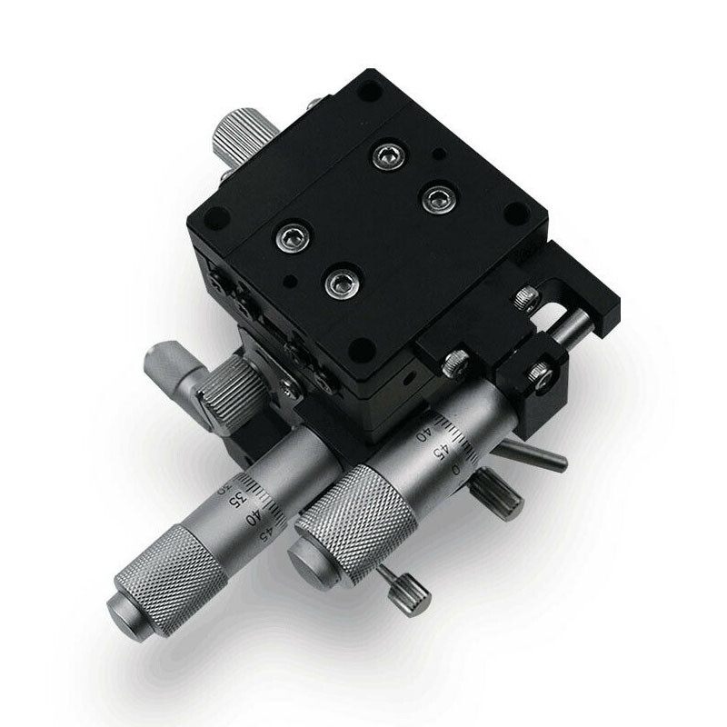 40mm XZR Axis Sliding Table Linear Stages Manual Displacement Cross Roller Guide