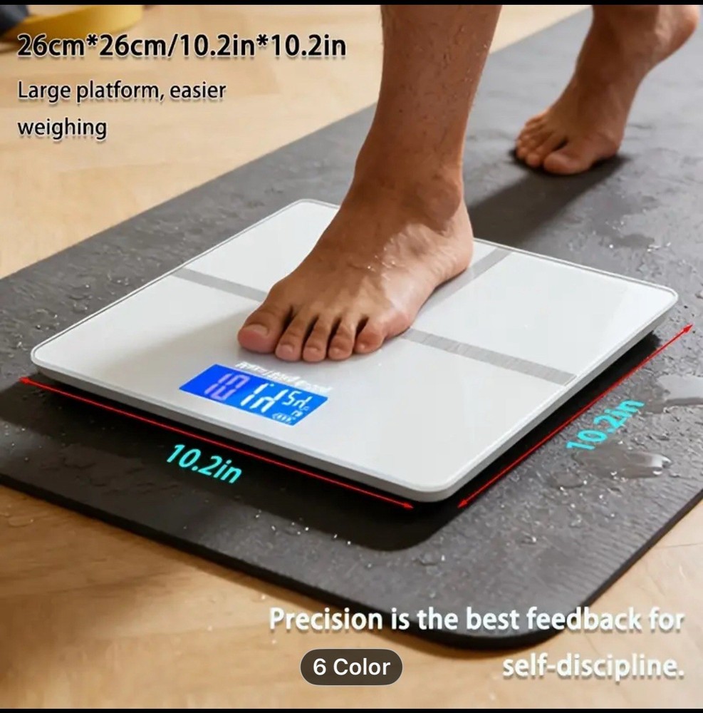 396-Pound Digital Bathroom Scale | Electronic Weight Scale With Lcd Display