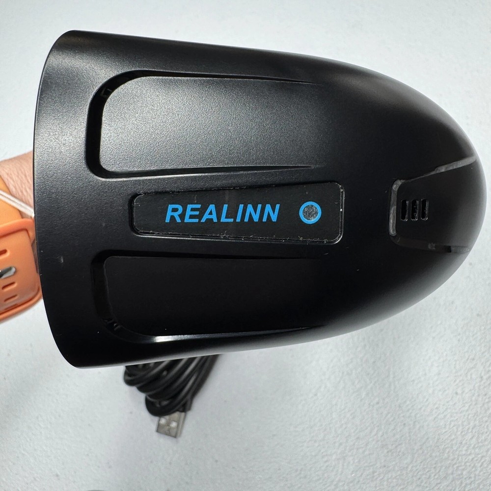 REALINN USB 2D QR Barcode Scanner Wired, Automatic Handheld Code Reader