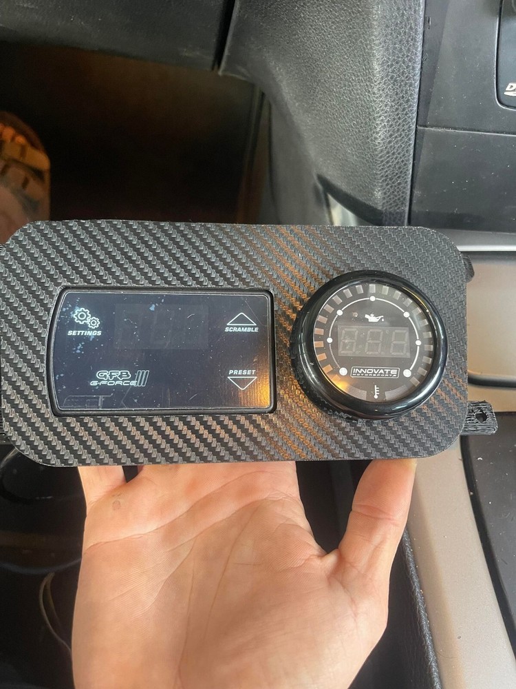 BMW E9x Bracket for two 52mm Gauges