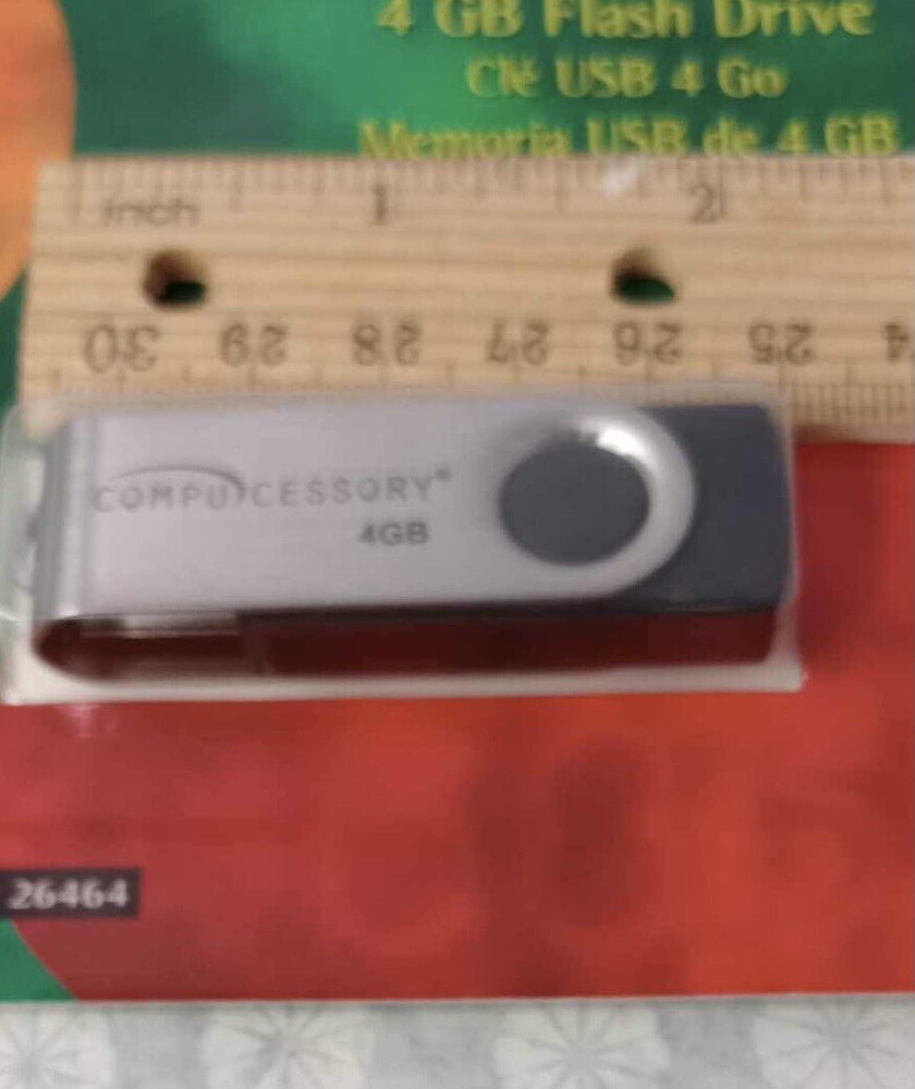 Compucessory 4GB USB Flash Drive CCS26464 - SEALED