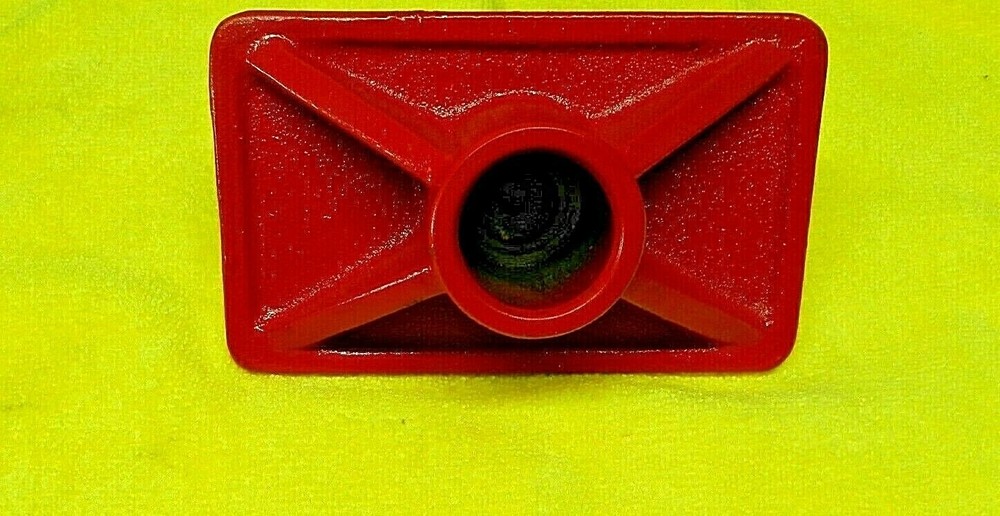 Replacement Flat Base adapter for 10 Ton Body and Frame Kit- Porta P. Kit - RED
