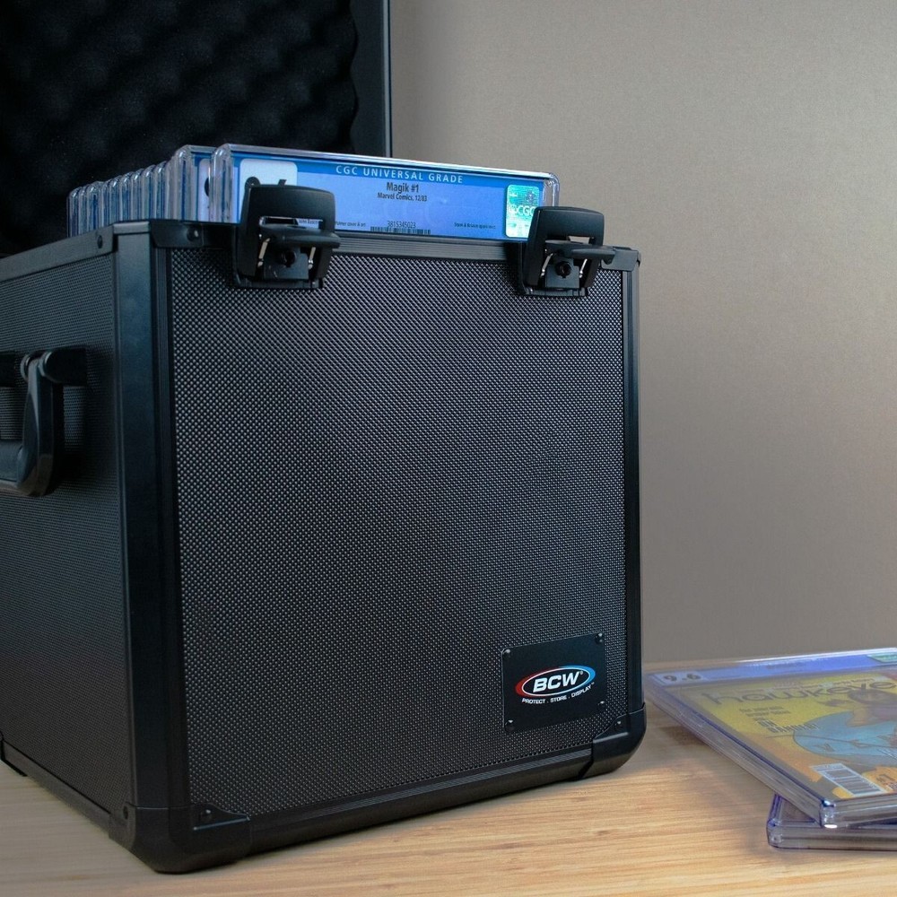 BCW Graded Comic Latching Case – Secure Storage for 15 Slabbed Comics
