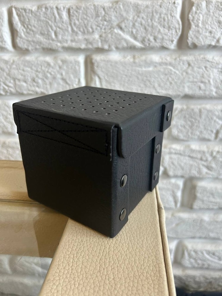 Diesel leather watch box black