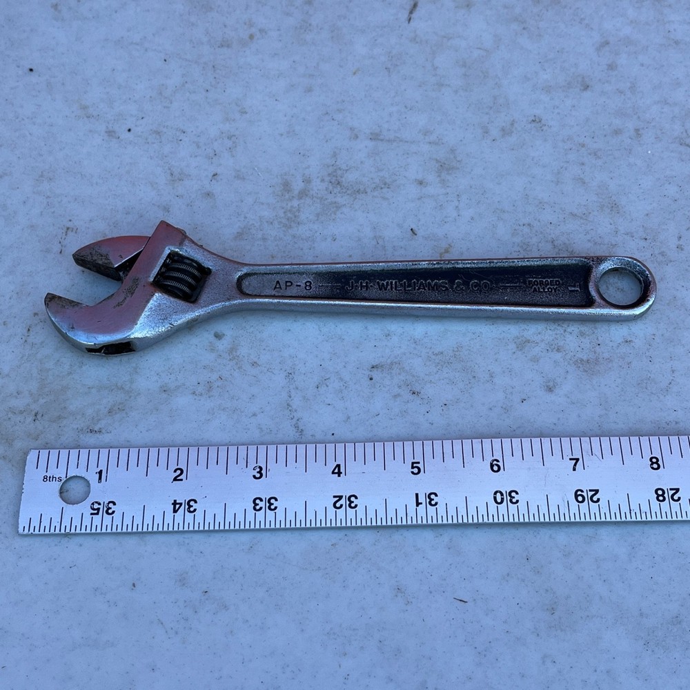 Williams Superjustable AP8 Adjustable Wrench 8" USA