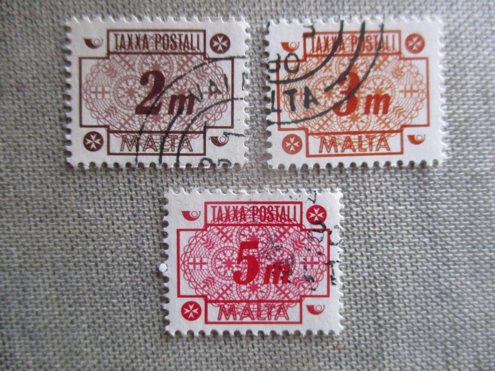 Malta, Scott# J32-J34,used