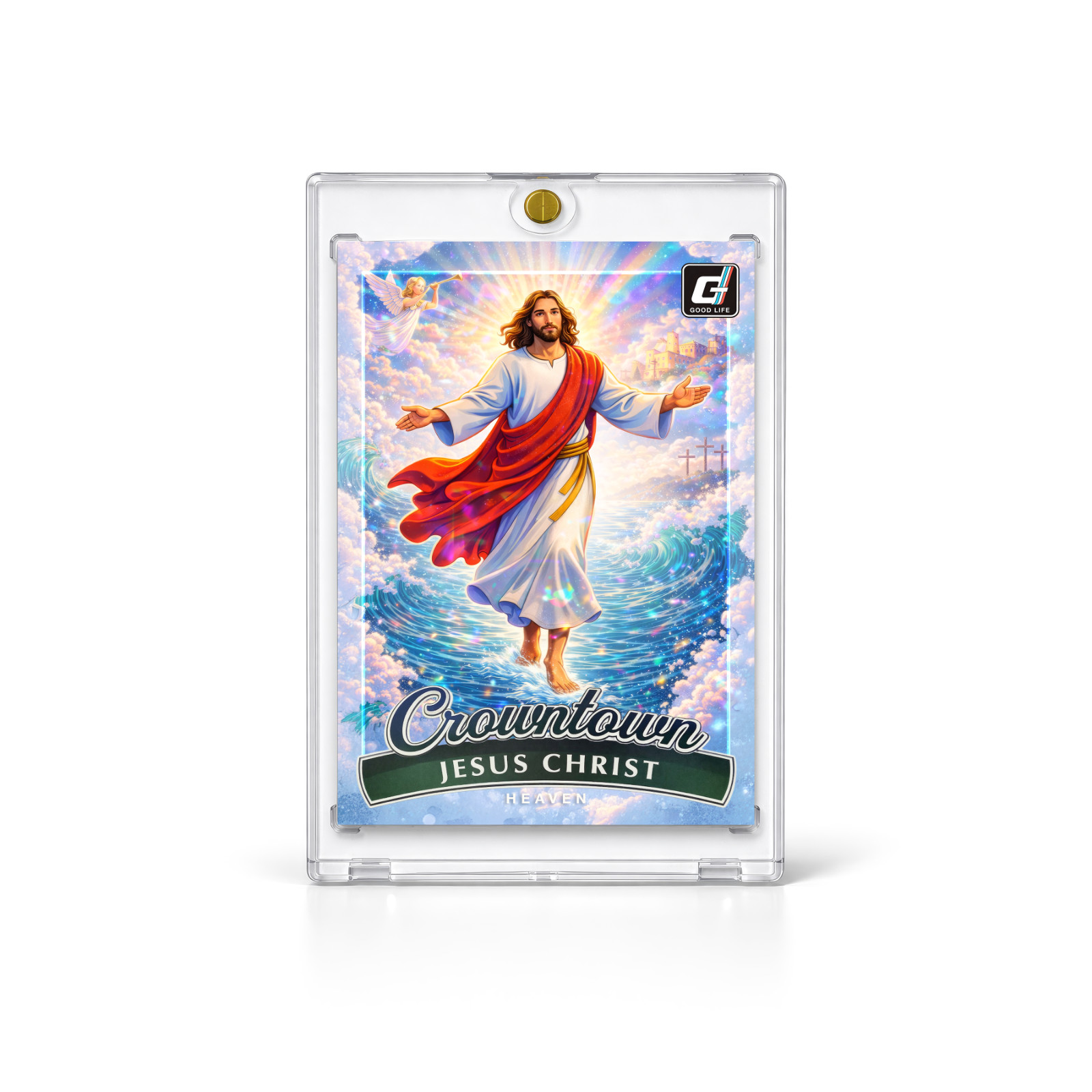 Jesus Christ Custom Downtown Art Trading Card Limited Edition Holo Good Life
