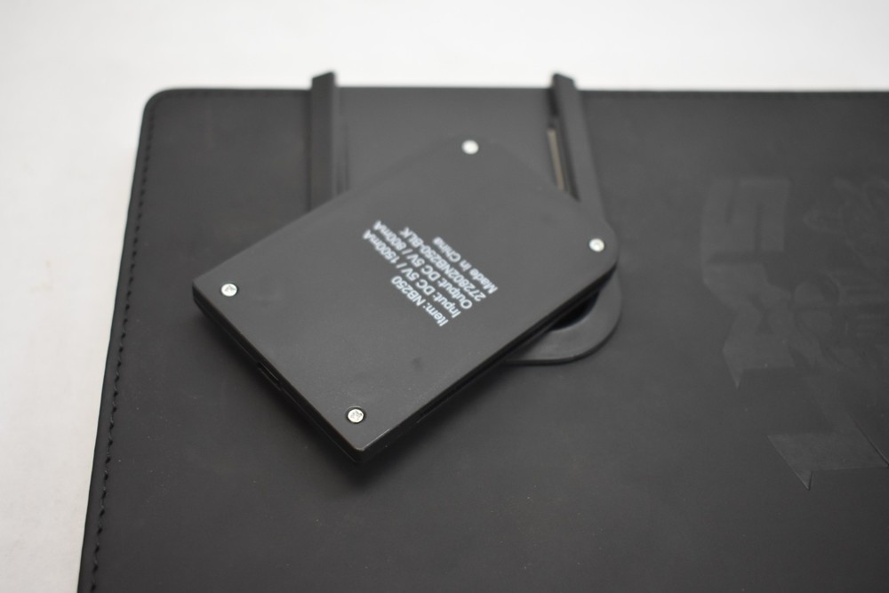 Prime Line Refillable Journal with Wireless Charging Panel Branded READ