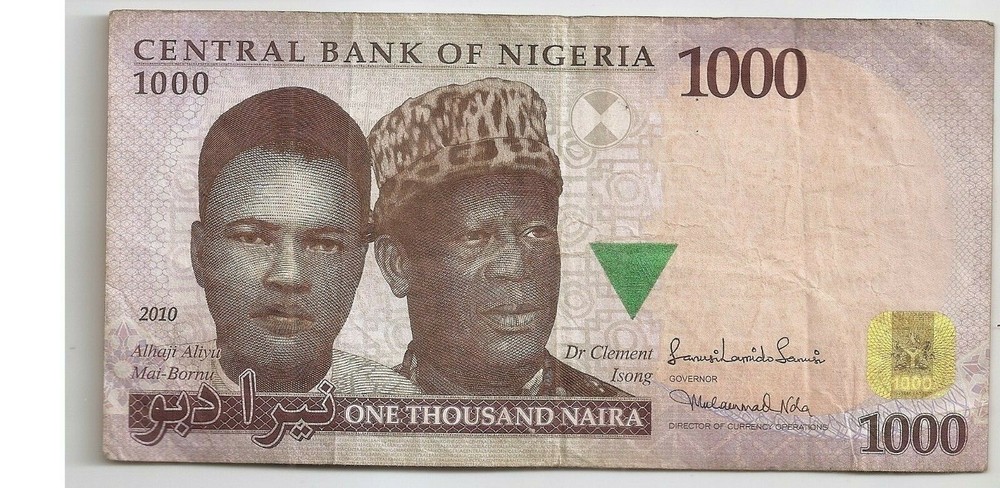Nigeria 1000 naira 2010