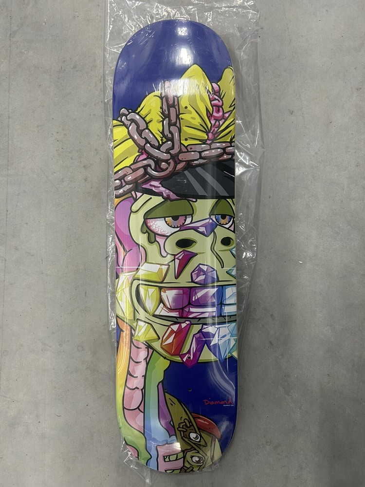 Diamond Bored Ape Biker Mutant Skate Deck