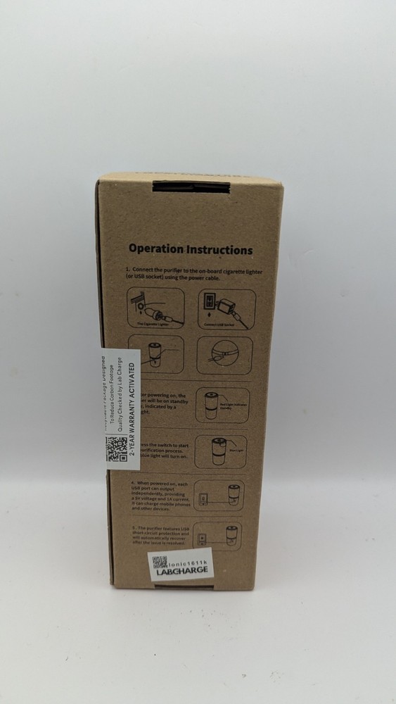 LABCHARGE Ionic Air Purifier 1611K