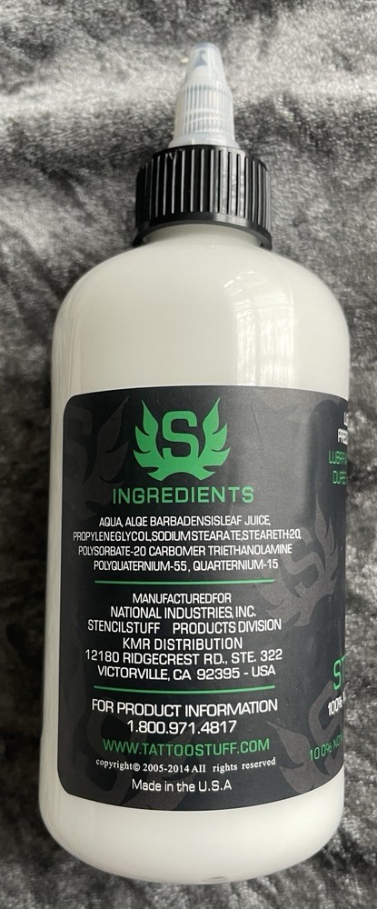 Stencil Stuff Tattoo Stencil Transfer Formula — 8oz Bottle