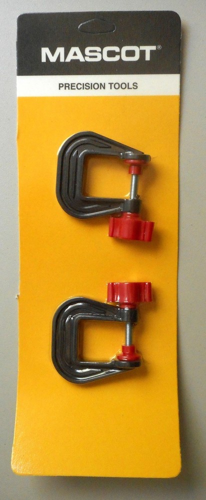 2 1" OPENING MINI CLAMPS SCALE MODEL ACCESSORY MASCOT TOOLS 213