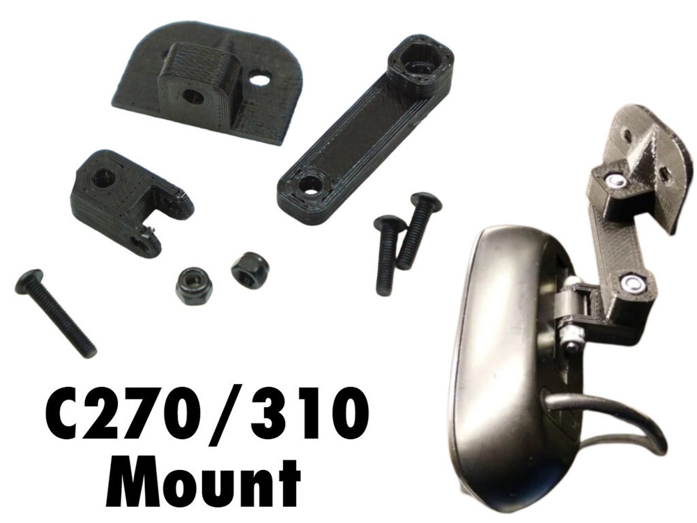 Swivel Tilt Camera Mount Holder for Logitech C270, 310 Webcam