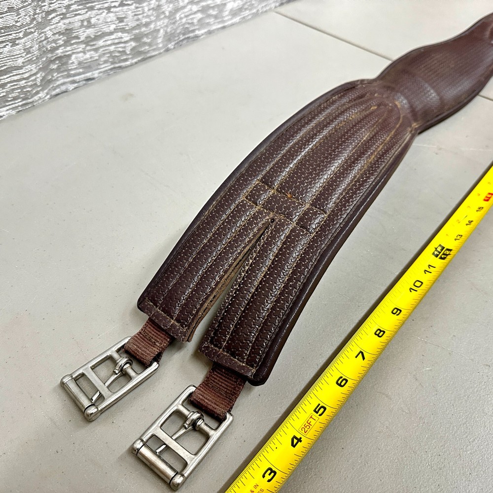 Leather Contour Hunter Girth 46”
