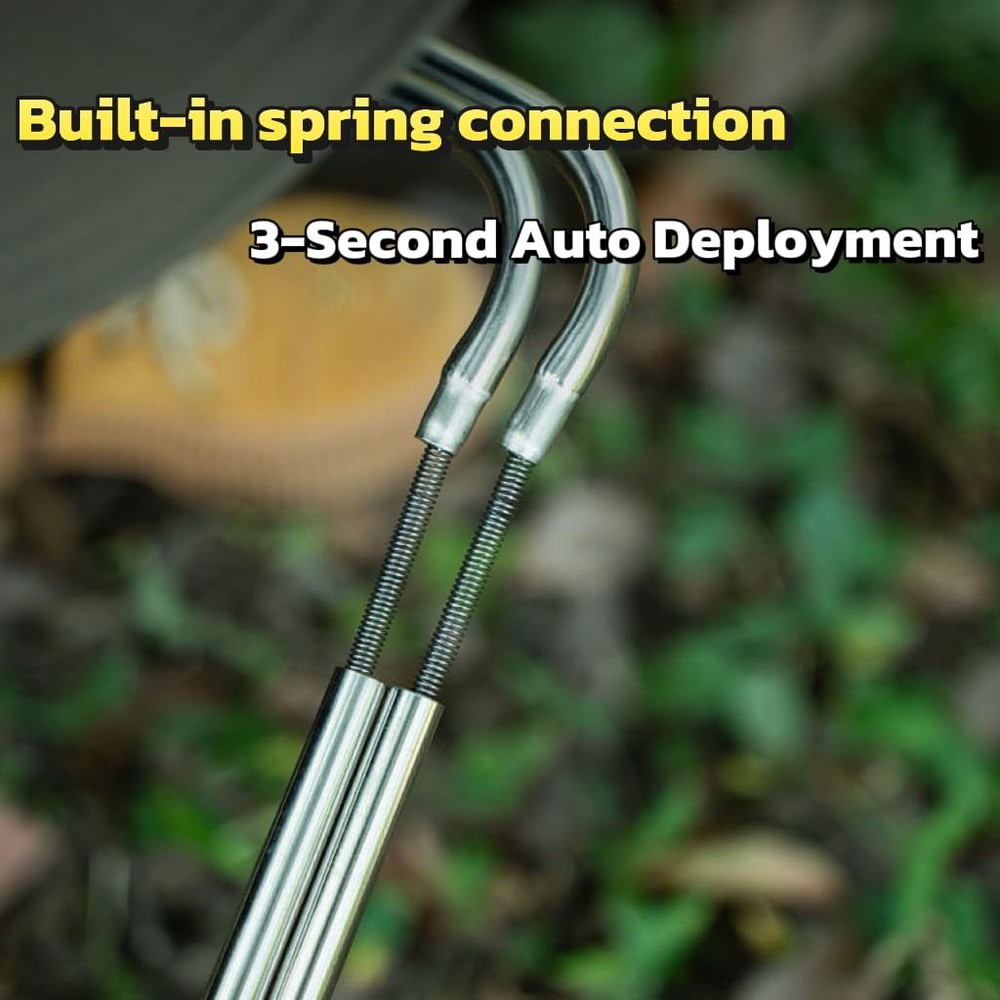 Ultra Lightweight Camping Stool, Portable Folding Stool for Backpacking, Hiki...