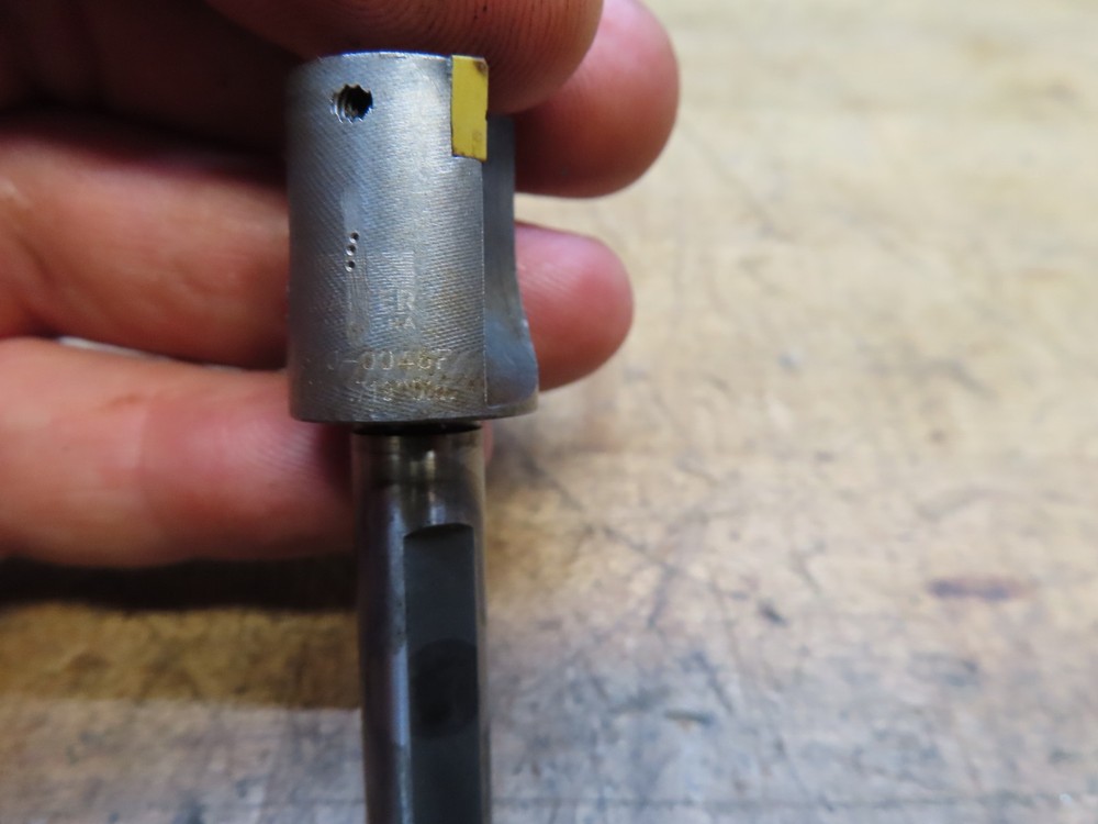 Walter 23/32" indexable insert counterbore 3/8" shank