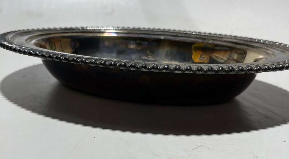 Crescent Silverware Covered Dish 2917 ~NO LID!~