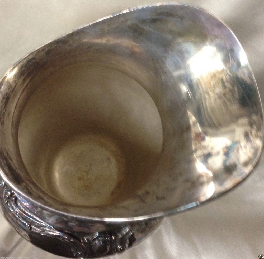 INTERNATIONAL SILVER WILCOX ROCHELLE WATER PITCHER 56 OZ SILVERPLATE HOLLOWWARE