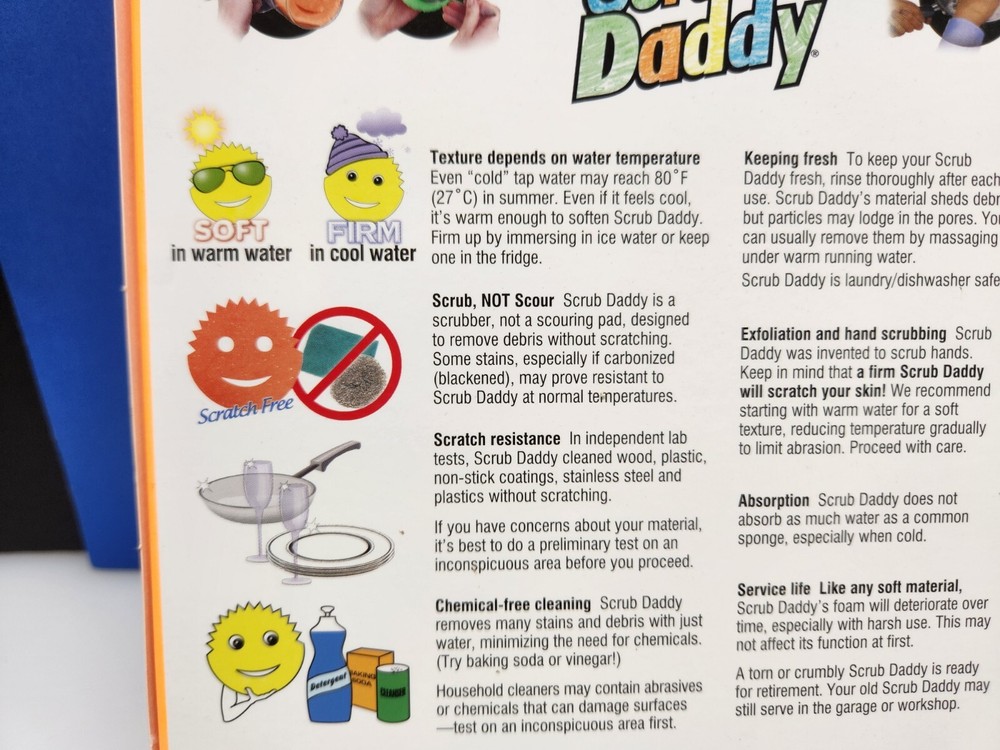 Vintage Scrub Daddy Gift Pack NOS Sealed