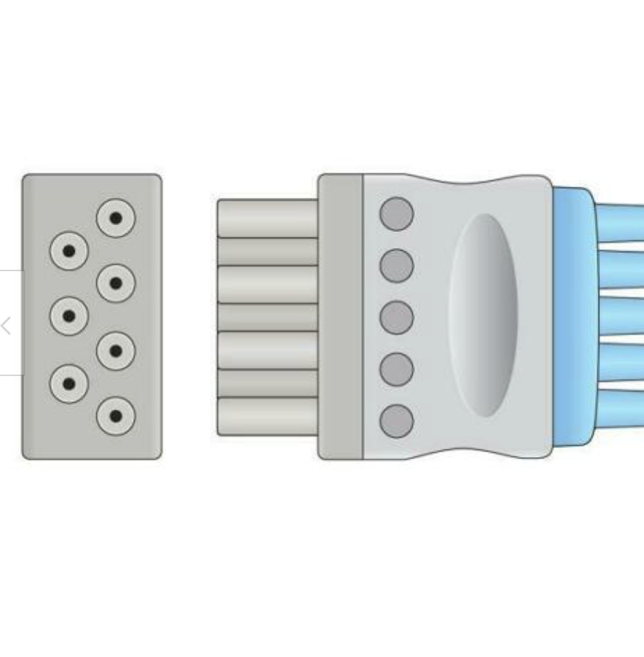 Mindray Telemetry TEL-200 - 5 Leads Snap AHA - Same Day Shipping