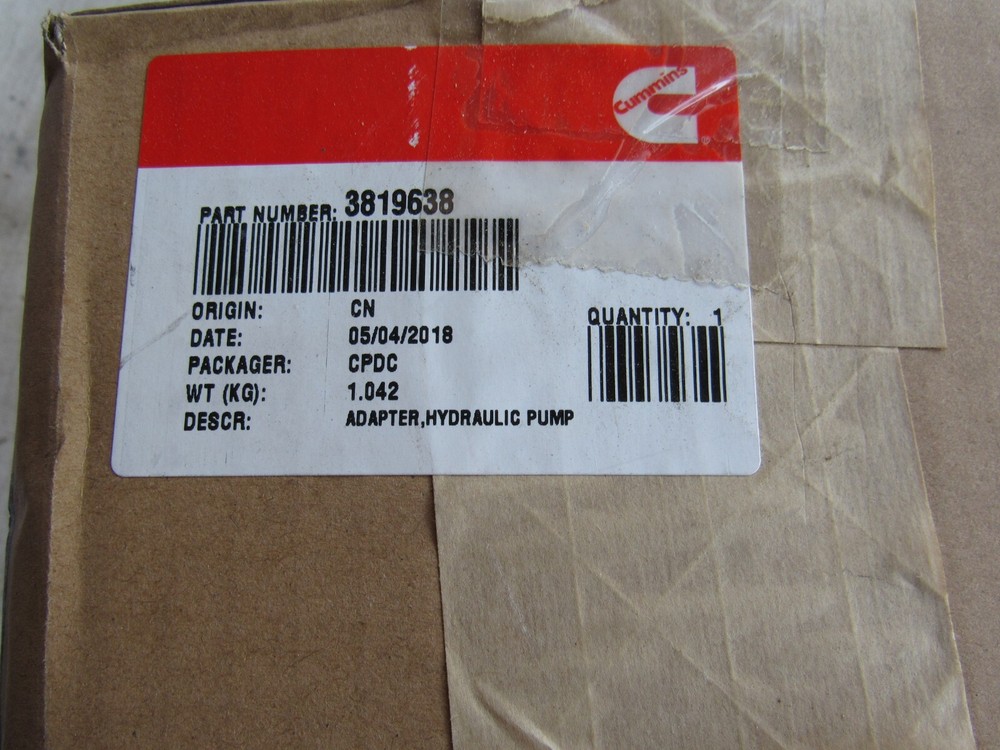 Cummins Hydraulic Adapter Pump 3819638