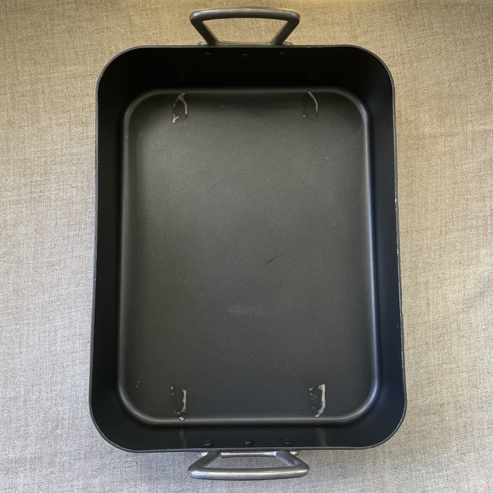 Nonstick Rectangular Roasting Pan With Rack 16” X 12” X 4”
