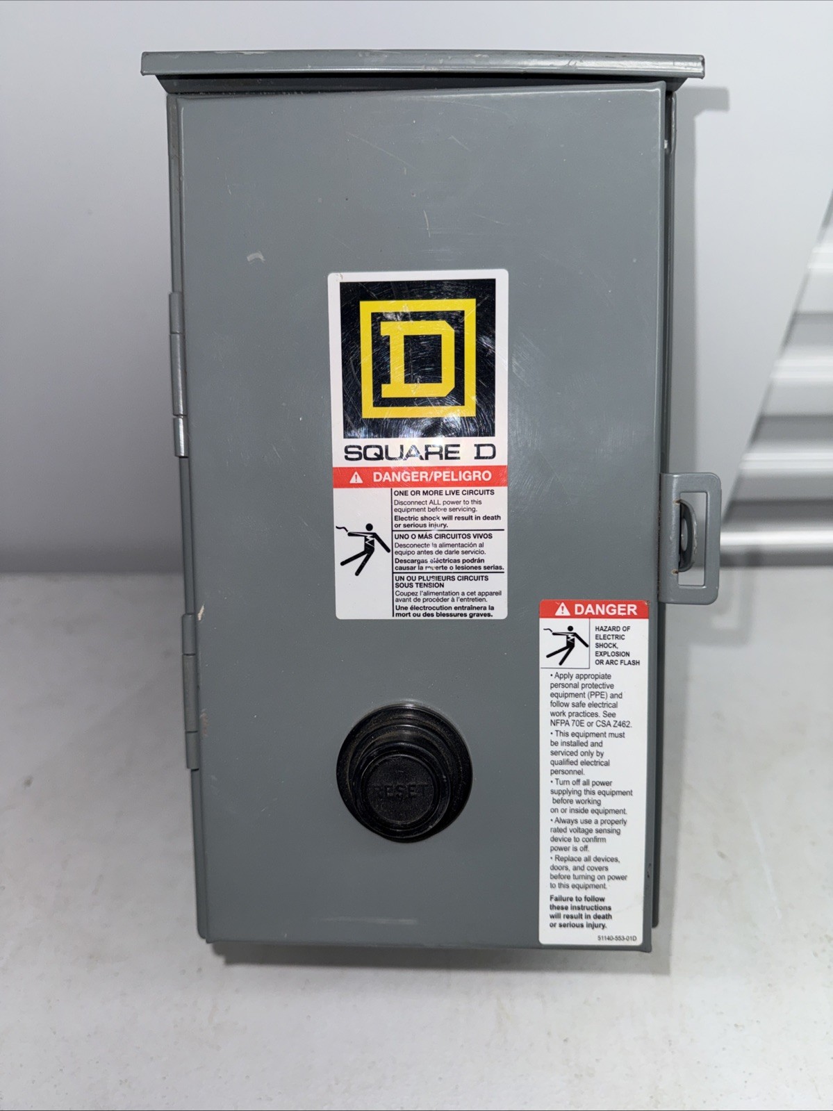 Square D Nema 3R Starter Enclosure NEW